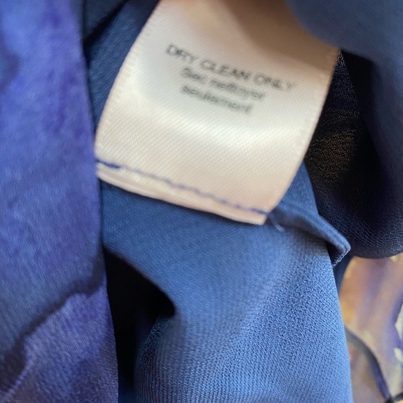 Rebecca Taylor Tank Top Blouse Size 2 100% Silk Sheer Layered Ruffle Strappy - Picture 9 of 10